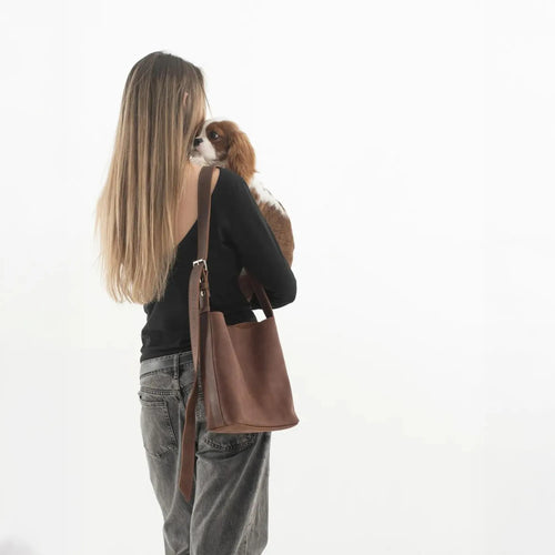 Brown Leather Shoulder Bag