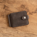 Leather Wallet with Money Clip