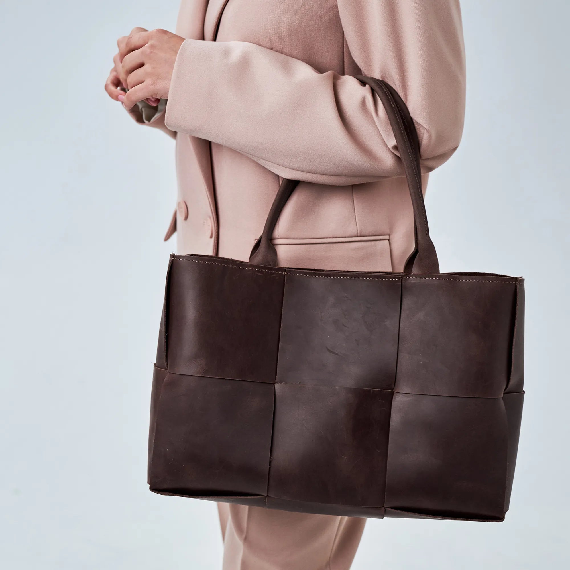 Brown Woven Bag