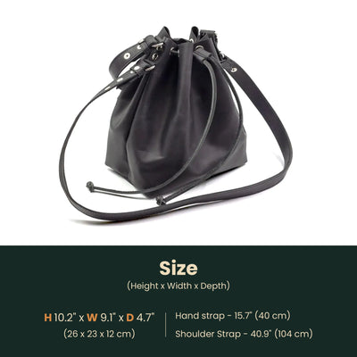 Bucket Purse Size Banner