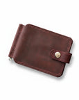 Leather Wallet with Money Clip