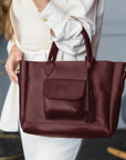 Tote Bag With Trolley Sleeve
