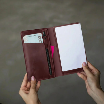 Leather Checkbook Cover