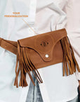 Fringe Belt Bag — Premium Personalized Handmade Leather Bag | Pikore