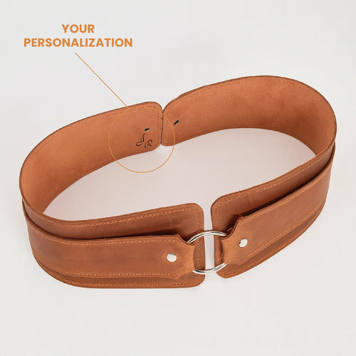 O Ring Waist Belt — Premium Personalized Handmade Leather belt | Pikore