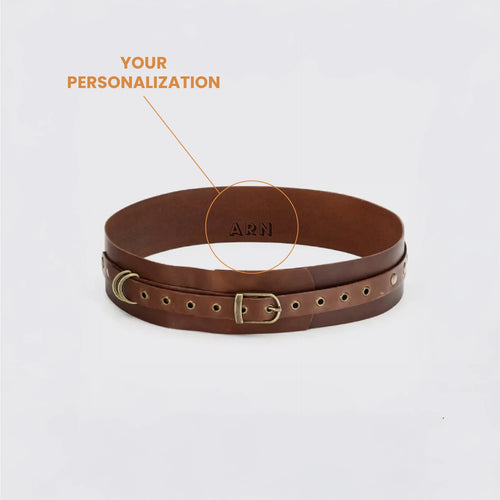 Leather Waist Belt — Premium Personalized Handmade Leather belt | Pikore