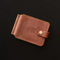 Leather Wallet with Money Clip