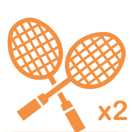 Need a Case for 2 Rackets? (Single racket case by default) — Premium Personalized Handmade Leather Add-ons | Pikore