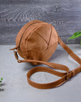 Circle Leather Purse