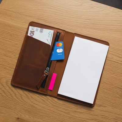 Leather Checkbook Cover