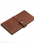 Snap Button Wallet Cambridge — Premium Personalized Handmade Leather Wallet | Pikore