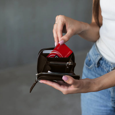 Compact Wallet Leather