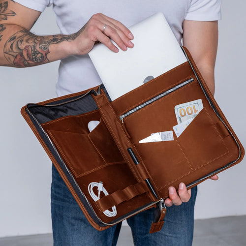 Custom Zipper Portfolio