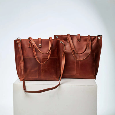 Customized Leather Tote