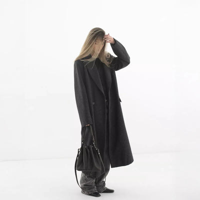 Designer Leather Bucket Bag