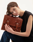 Leather Briefcase For Women - Pikore