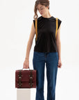 Leather Briefcase For Women - Pikore