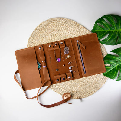 Engraved Jewelry Roll