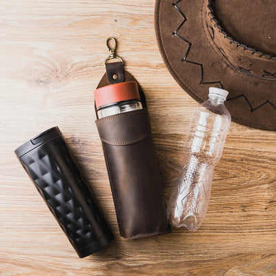 Engraved Saddle Bottle Holder