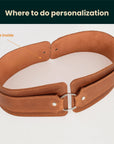 O Ring Waist Belt — Premium Personalized Handmade Leather belt | Pikore