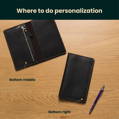 Leather Checkbook Cover