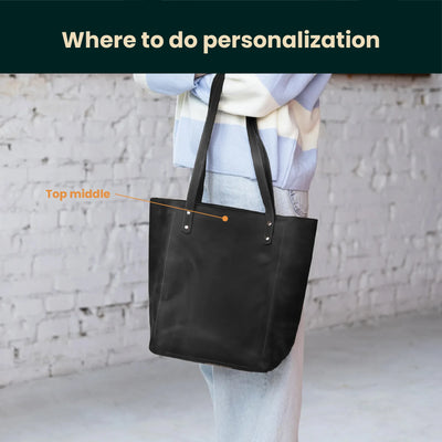 Tote Bag Classic — Premium Personalized Handmade Leather Bag | Pikore