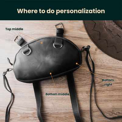 Saddle Bag Rust — Premium Personalized Handmade Leather Saddle Bag | Pikore