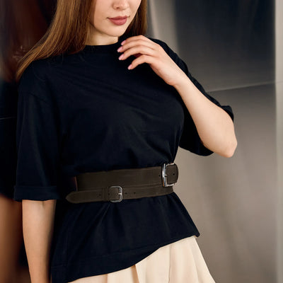 Leather Double Wrap Belt – Stylish Waist Belt for Women Leather Double Wrap Belt – Stylish Waist Belt for Women