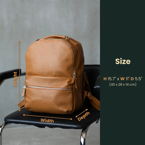 Genuine Leather Backpack