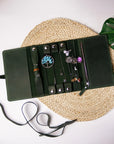 Green Jewelry Roll