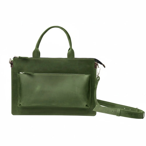 Leather Laptop Bag — Premium Personalized Handmade Leather Laptop Sleeve | Pikore