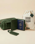 Passport Wallet & Luggage tag + Toiletry Bag