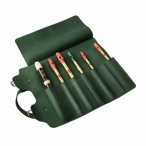 Tin Whistle Case — Premium Personalized Handmade Leather  | Pikore