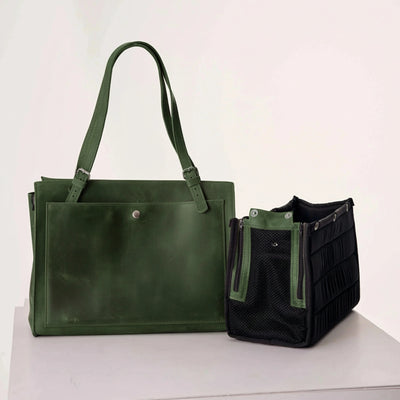 dog tote travel bag Luxury Leather Dog Carrier - Dog Travel Bag