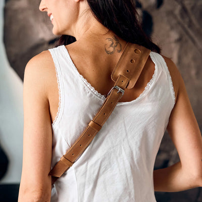 Half Round Crossbody Bag