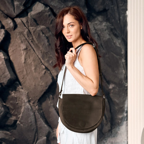 Half Round Shoulder Bag