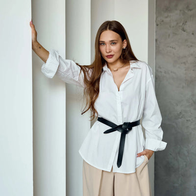 Handmade Leather Knot Belt