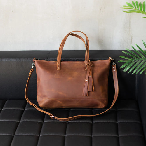Handmade Leather Tote