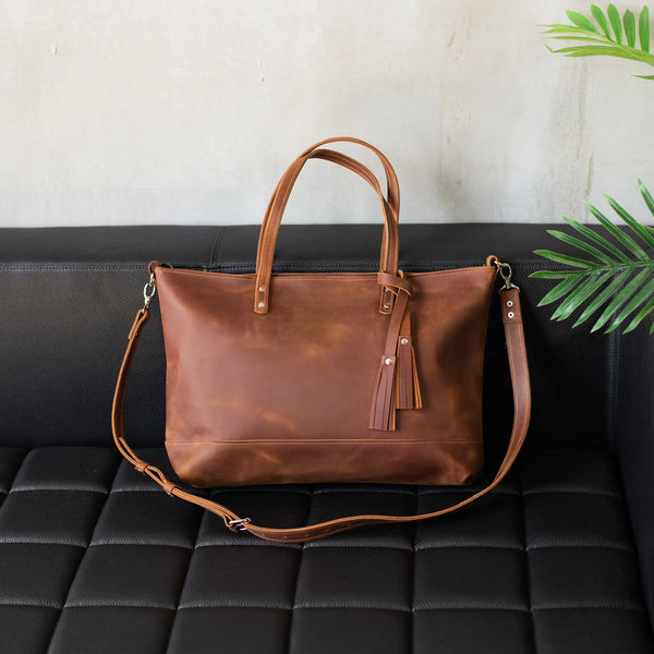 Handmade Leather Tote