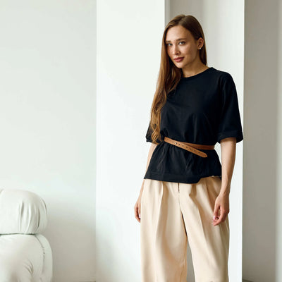 Handmade Slim Leather Belts