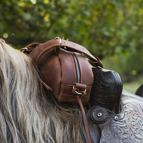 Horse Saddle Bag Leather