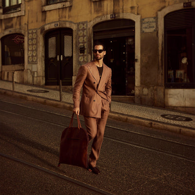 Leather suit carrier - Pikore