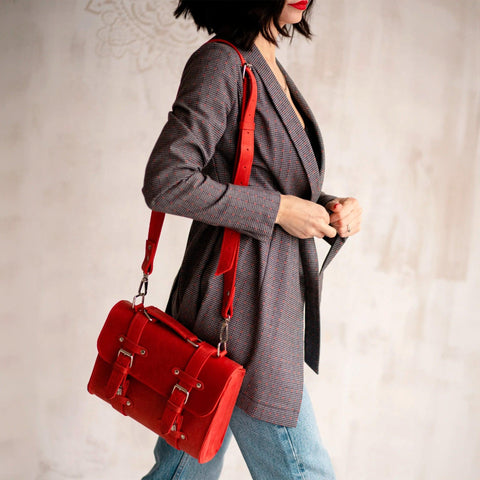 Leather Briefcase For Women - Pikore