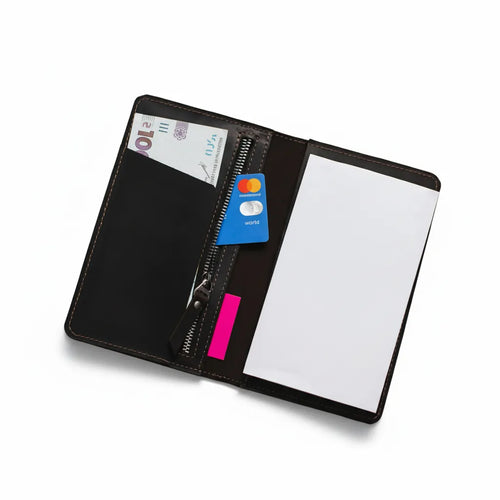 Leather Checkbook Cover — Premium Personalized Handmade Leather Checkbook Holder | Pikore