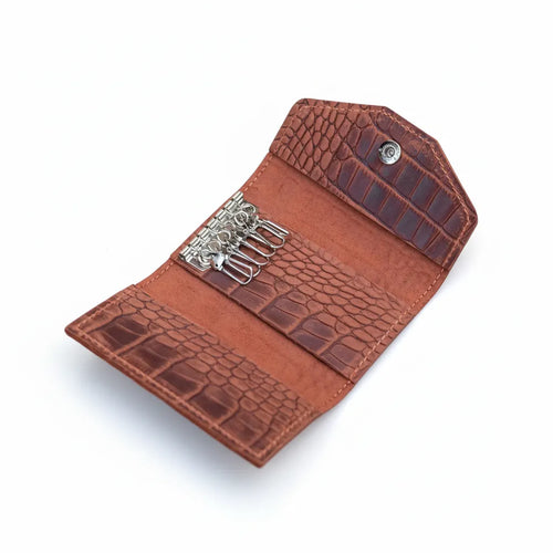 Key Holder Wallet — Premium Personalized Handmade Leather Key Holder | Pikore