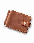 Leather Wallet with Money Clip — Premium Personalized Handmade Leather Wallet | Pikore