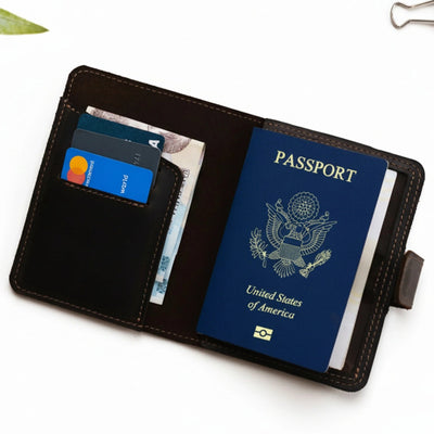 Leather Passport Wallet