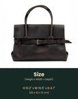 Leahter Handbag Size Banner