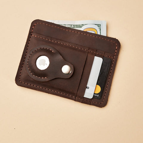 Leather Airtag Wallet