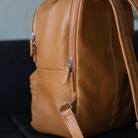 Leather Backpack Custom